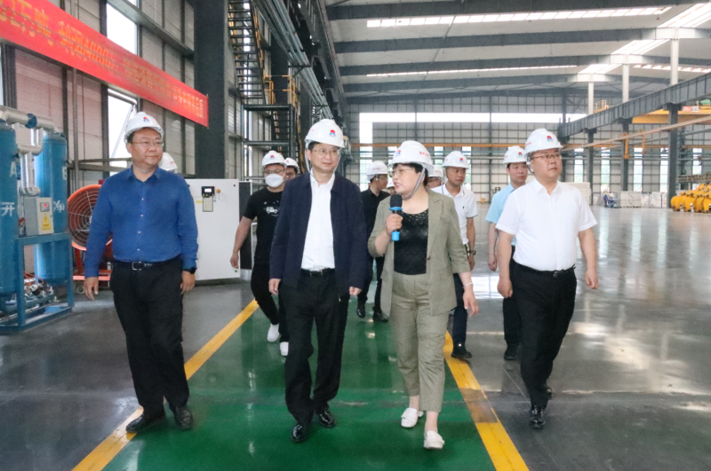 贵阳市政协副主席、清镇市委书记付涛一行到明泰铝业考察